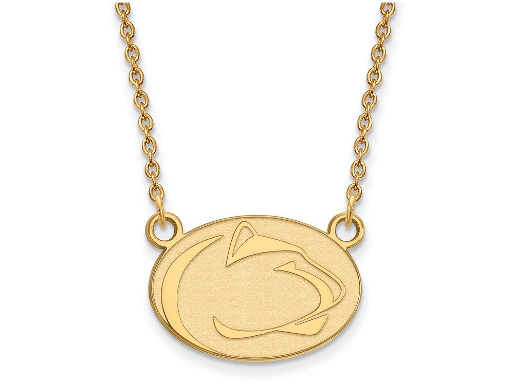 Logoart Sterling Silver Gp Penn State University Small Pendant Necklace