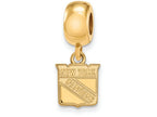 Sterling Silver Gp Nhl Logoart New York Rangers Extra Small Dangle Bead Charm