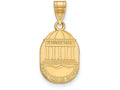 Logoart Sterling Silver Gp Coastal Carolina University Medium Crest Pendant