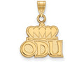 Logoart Sterling Silver Gp Old Dominion University Small Pendant