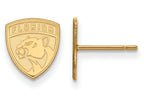 Logoart Sterling Silver Gp Florida Panthers Extra Small Post Earrings