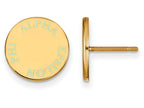 Logoart Sterling Silver Gp Alpha Epsilon Phi Enameled Post Earrings