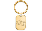 Logoart Sterling Silver Gp Georgia Institute Of Technology Key Chain