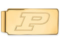Logoart Sterling Silver Gp Purdue Money Clip