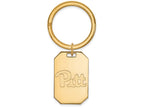 Logoart Sterling Silver Gp University Of Pittsburgh Key Chain