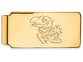 Logoart Sterling Silver Gp University Of Kansas Money Clip