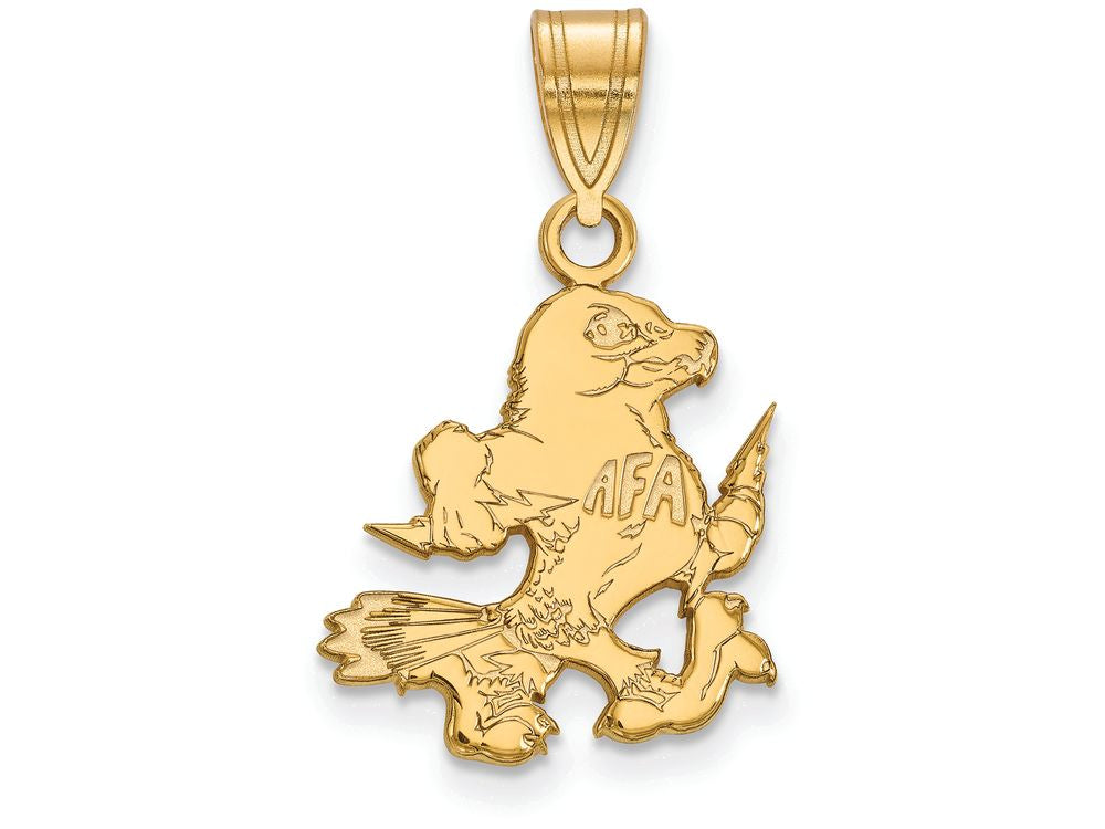 Logoart Sterling Silver Gp United States Air Force Academy Medium Pendant