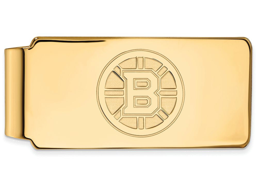 Sterling Silver Gp Nhl Logoart Boston Bruins Money Clip