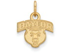 Logoart Sterling Silver Gp Baylor University Extra Small Pendant