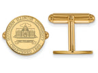 Logoart Sterling Silver Gp Southern Illinois University Crest Cuff Link