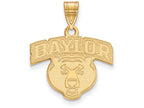 Logoart Sterling Silver Gp Baylor University Medium Pendant