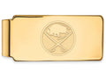 Logoart Sterling Silver Gp Buffalo Sabres Money Clip