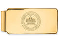 Logoart Sterling Silver Gp Southern Illinois University Money Clip Crest