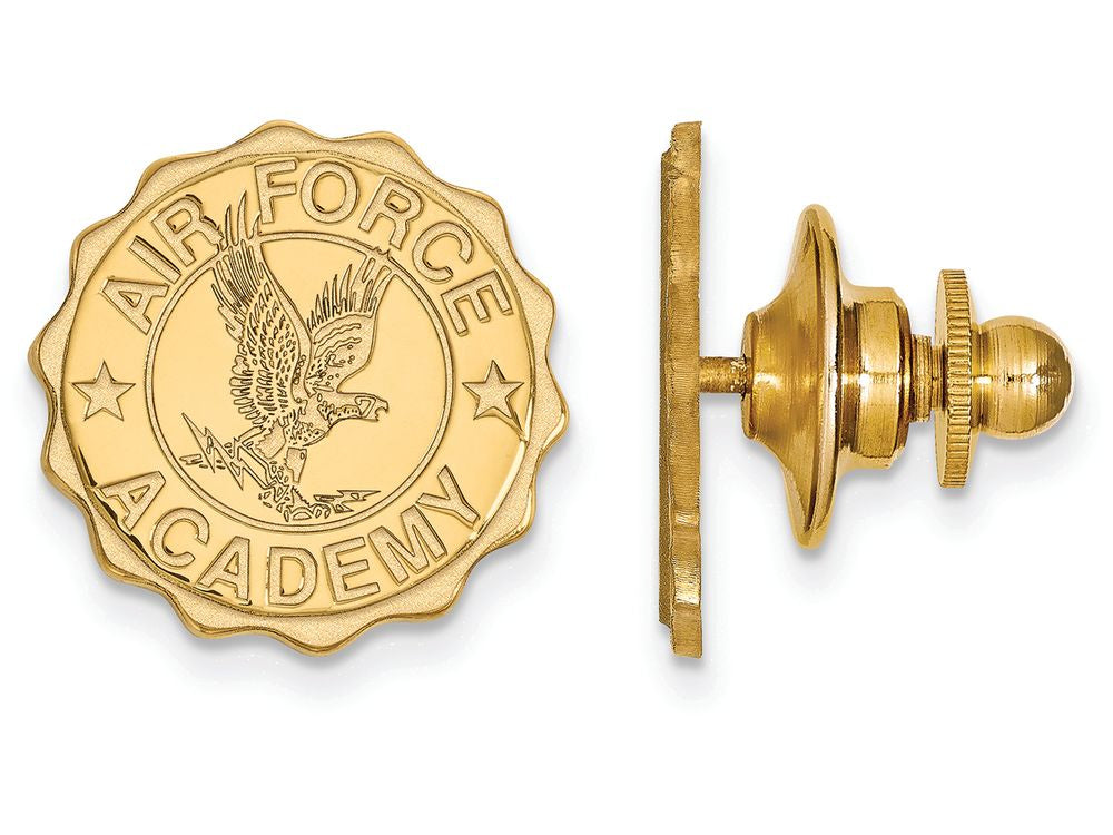 Logoart Sterling Silver Gp United States Air Force Academy Crest Lapel Pi