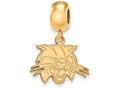 Logoart Sterling Silver Gp Ohio University Small Dangle Bead