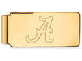 Logoart Sterling Silver Gp University Of Alabama Money Clip