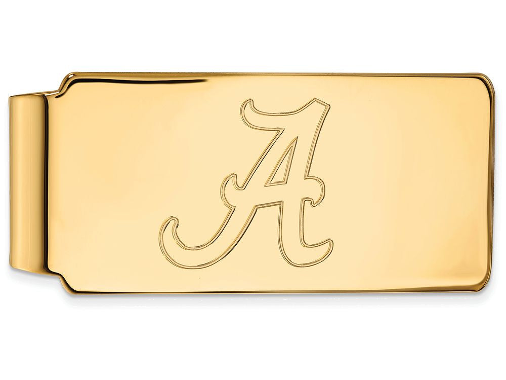 Logoart Sterling Silver Gp University Of Alabama Money Clip