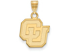 Logoart Sterling Silver Gp University Of Colorado Small Pendant