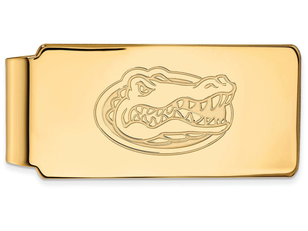 Logoart Sterling Silver Gp University Of Florida Money Clip