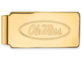 Logoart Sterling Silver Gp University Of Mississippi Money Clip
