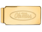Logoart Sterling Silver Gp University Of Mississippi Money Clip