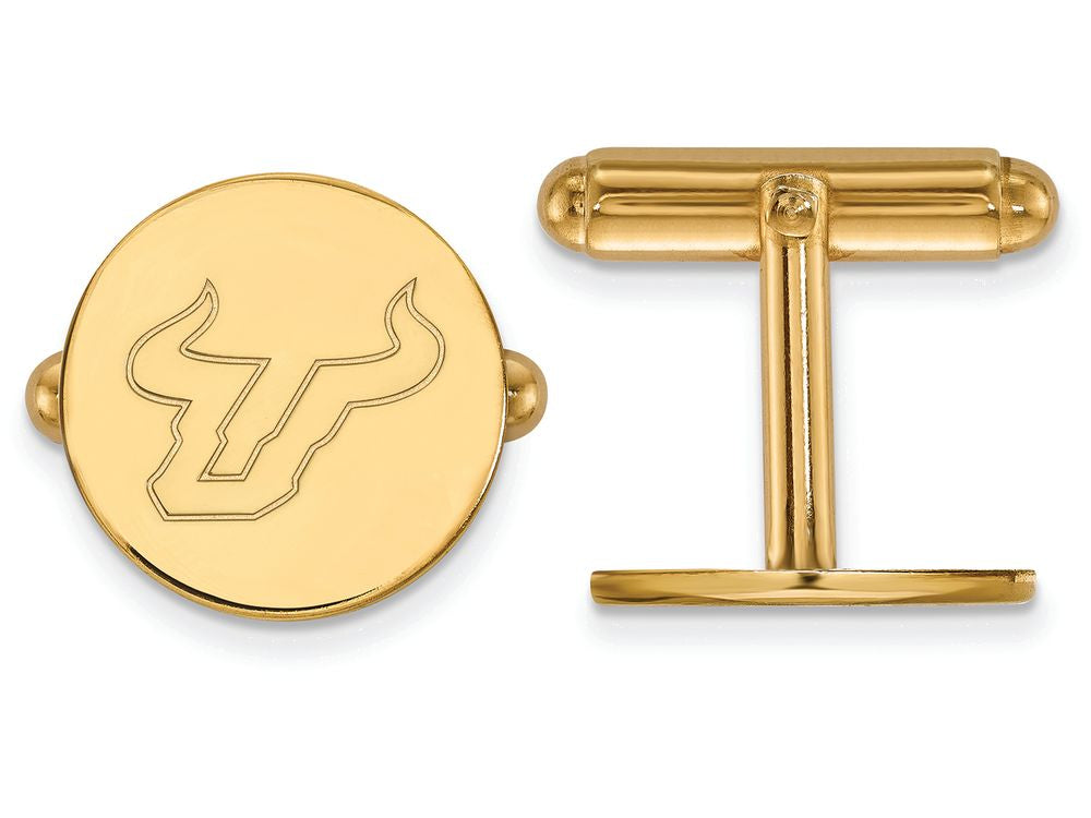 Logoart Sterling Silver Gp University Of South Florida Cuff Links