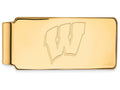 Logoart Sterling Silver Gp University Of Wisconsin Money Clip