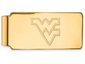 Logoart Sterling Silver Gp West Virginia University Money Clip