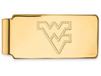 Logoart Sterling Silver Gp West Virginia University Money Clip