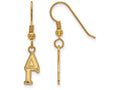 Logoart Sterling Silver Gp Delta Gamma Extra Small Dangle Earrings