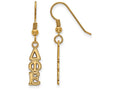 Logoart Sterling Silver Gp Delta Phi Epsilon Extra Small Dangle Earrings