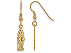 Logoart Sterling Silver Gp Delta Phi Epsilon Extra Small Dangle Earrings