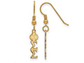 Logoart Sterling Silver Gp Phi Sigma Sigma Small Dangle Earrings