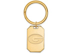 Logoart Sterling Silver Gp University Of Georgia Key Chain