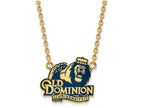 Logoart Sterling Silver Gp Old Dominion U Large  Enamel Pendant Necklace