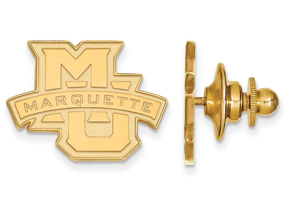 Logoart Sterling Silver Gp Marquette University Lapel Pin