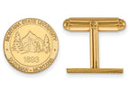 Logoart Sterling Silver Gp Montana State University Crest Cuff Link