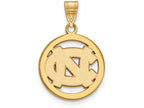 Logoart Sterling Silver Gp University Of North Carolina Med Pendant In Ci
