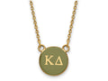 Logoart Sterling Silver Gp Kappa Delta Small Enamel Pendant Necklace