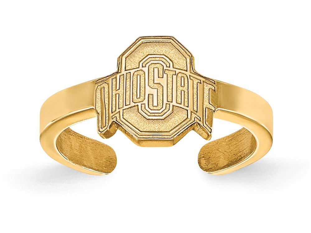 Logoart Sterling Silver Gp Ohio State University Toe Ring