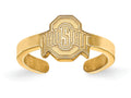 Logoart Sterling Silver Gp Ohio State University Toe Ring