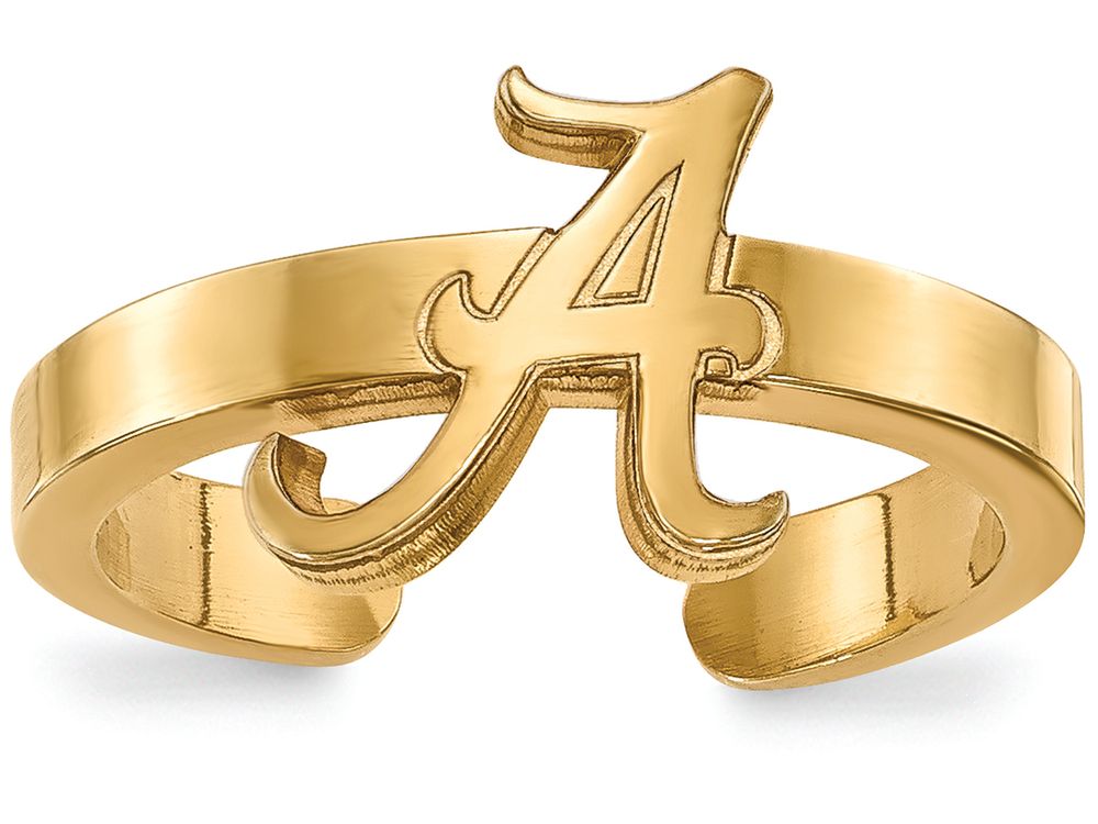 Logoart Sterling Silver Gp University Of Alabama Toe Ring