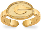 Logoart Sterling Silver Gp University Of Georgia Toe Ring