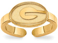 Logoart Sterling Silver Gp University Of Georgia Toe Ring