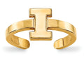 Logoart Sterling Silver Gp University Of Illinois Toe Ring