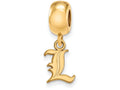 Logoart Sterling Silver Gp University Of Louisville Extra Small Dangle Bead Charm