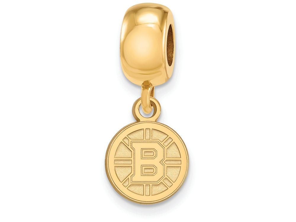 Sterling Silver Gp Nhl Logoart Boston Bruins Extra Small Dangle Bead Charm