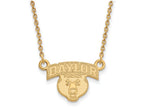 Logoart Sterling Silver Gp Baylor University Small Pendant Necklace