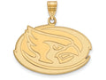 Logoart Sterling Silver Gp Iowa State University Large Pendant