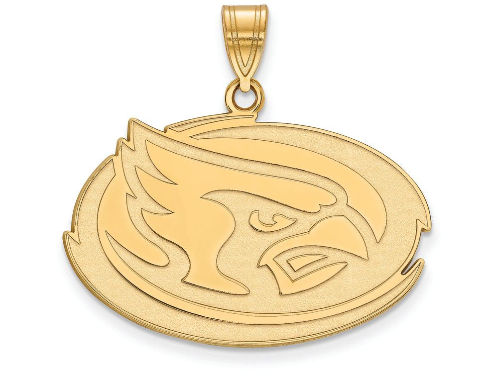 Logoart Sterling Silver Gp Iowa State University Large Pendant